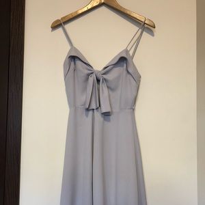 Tie front party dress